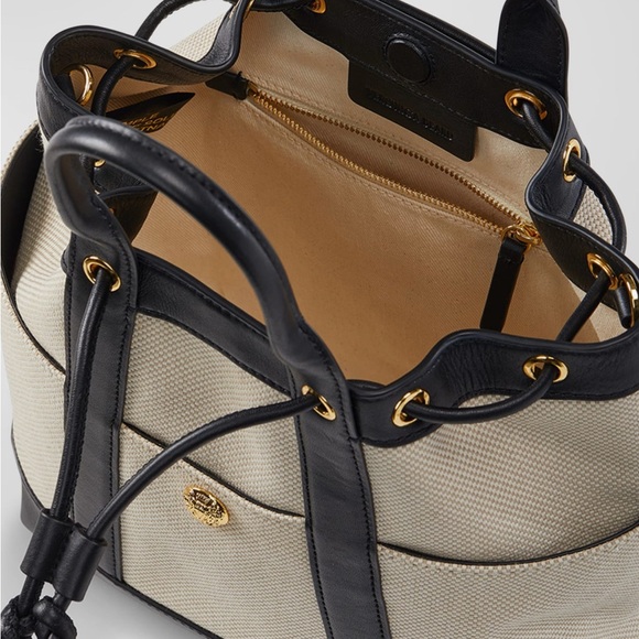 Veronica Beard Goody Bag Natural Black - Picture 15 of 15